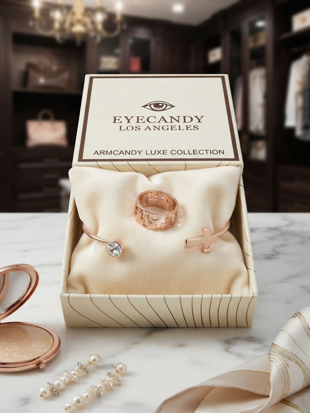 Eye Candy 2pc Ring & Bracelet Set